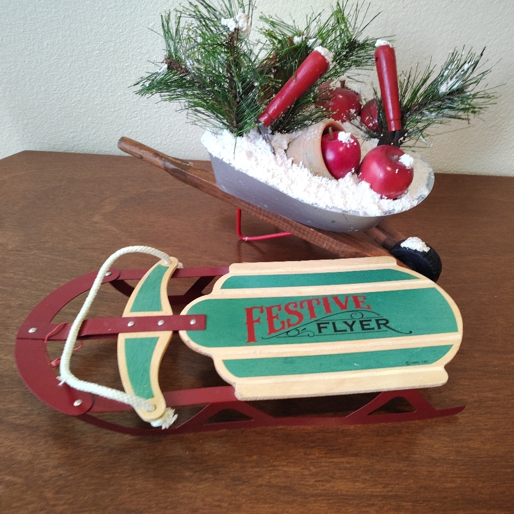 Hallmark Christmas Wagon And Sled